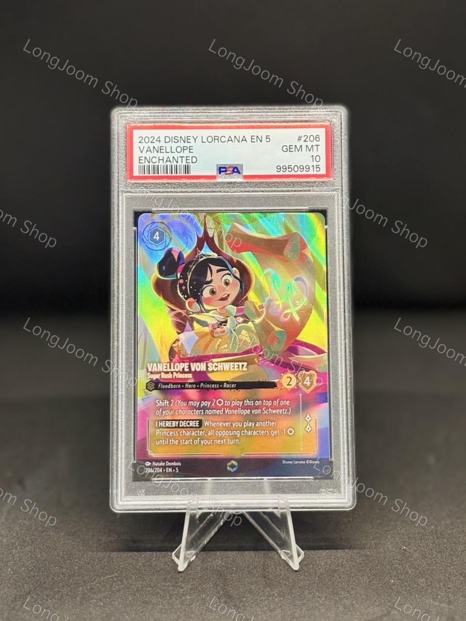 Vanellope Sugar Rush Princess Enchanted EN5 PSA10