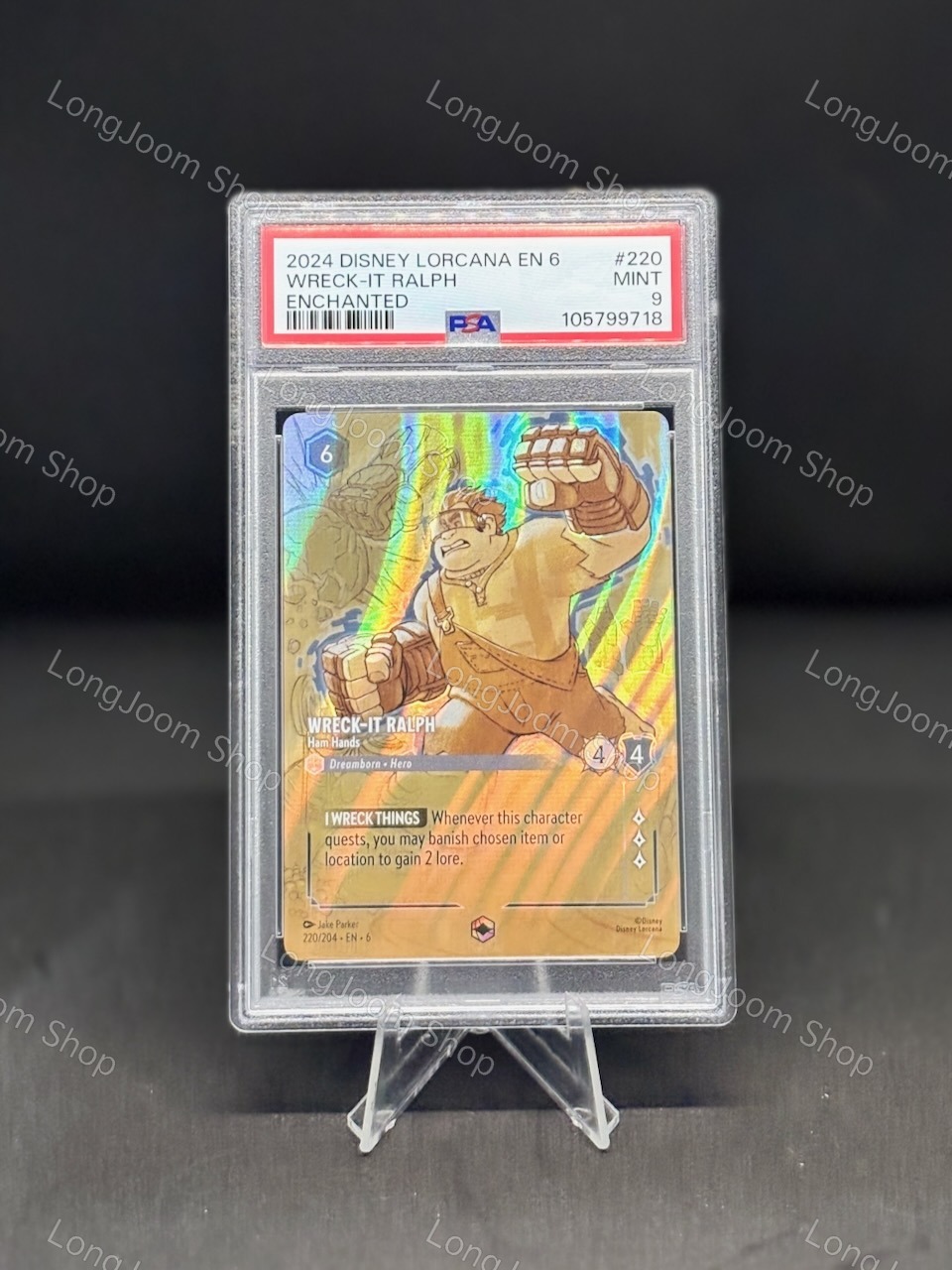 Wreck-It Ralph Ham Hands Enchanted EN6 PSA9